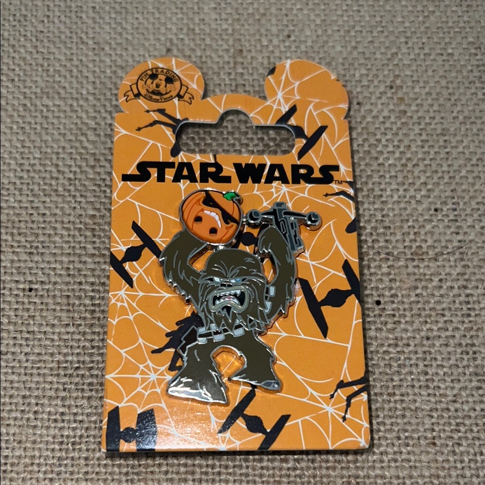 Disney Star Wars Chewbacca with pumpkin pin